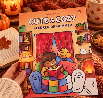 Cute & Cozy kleuren op nummer | Jade summer