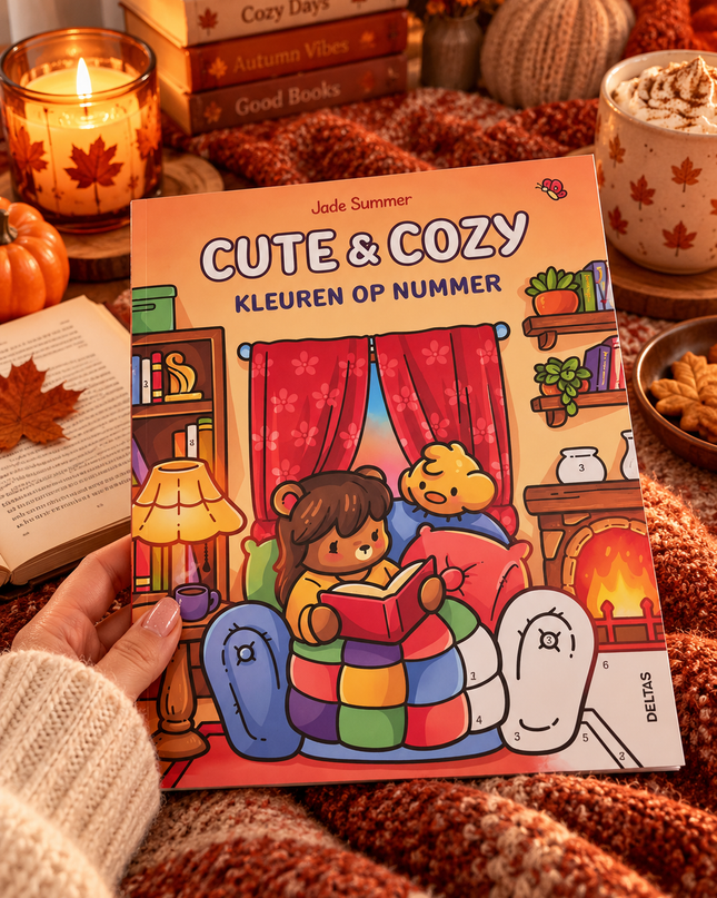 Cute & Cozy kleuren op nummer | Jade summer