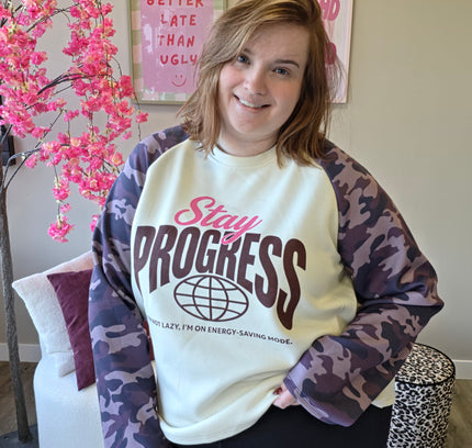 Stay Progress Sweaters (in 5 kleuren)