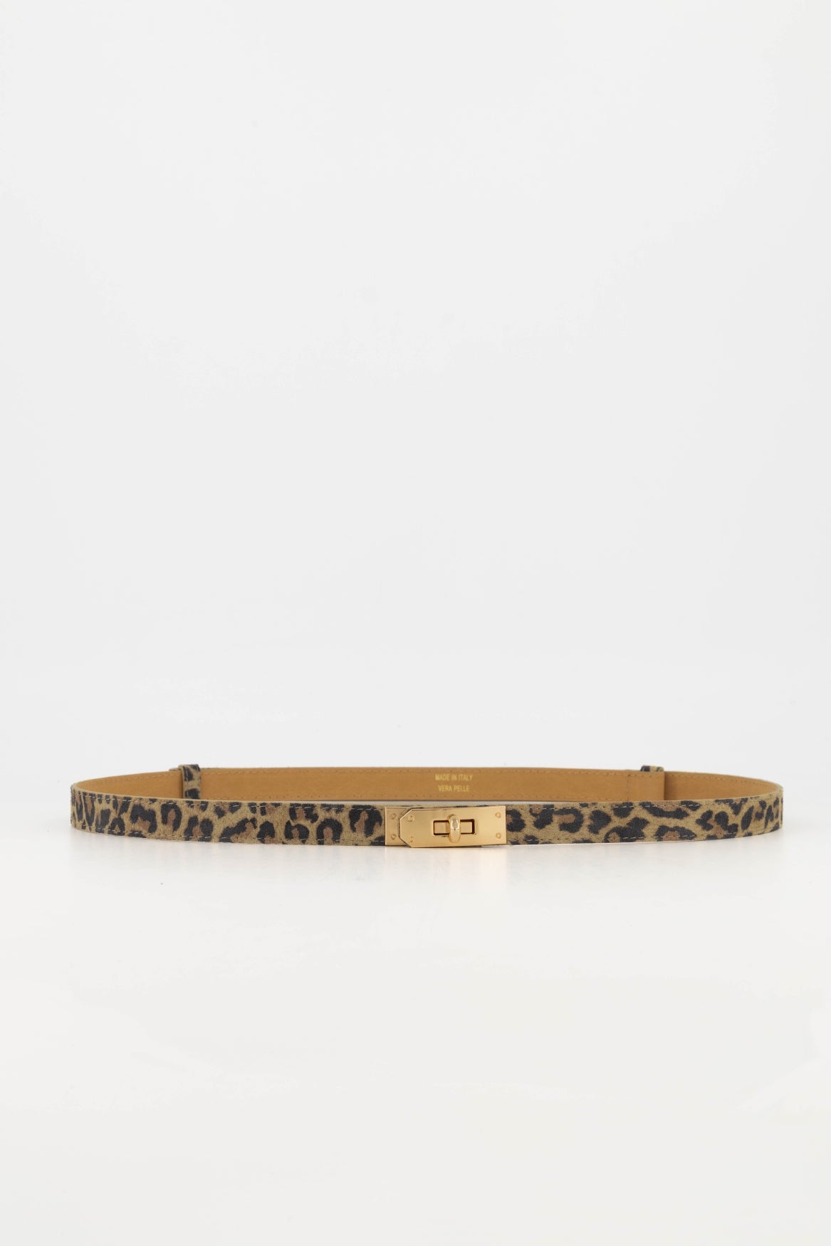 Garcia Leopard Suede Belt