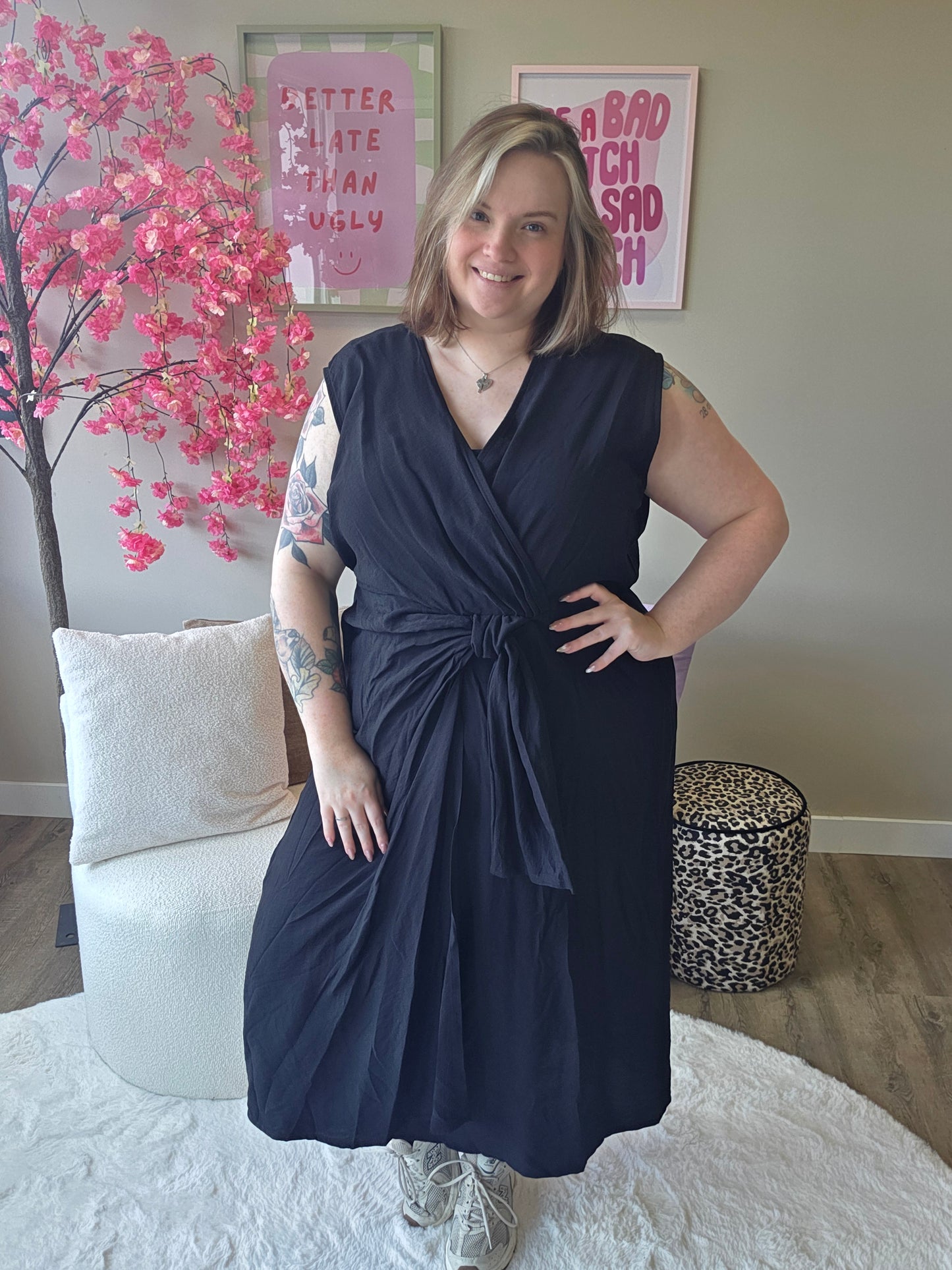 Knot Dress (In 3 kleuren)