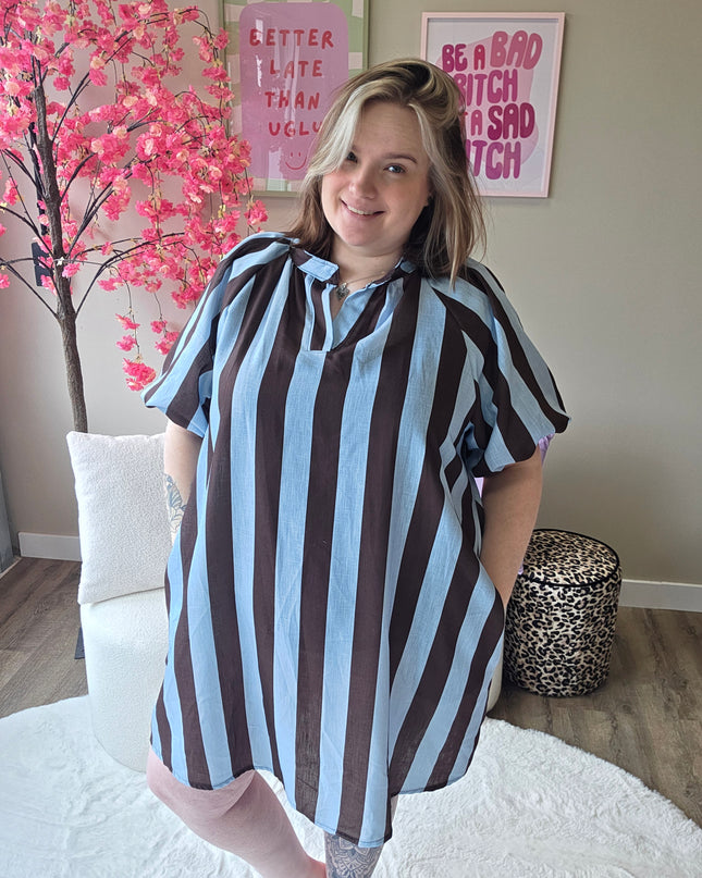Stripe Pofmouw Jurkjes (in 5 kleuren)