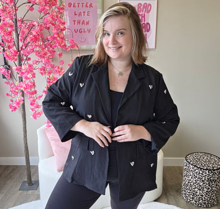 Hartjes Blazer (In 3 kleuren)