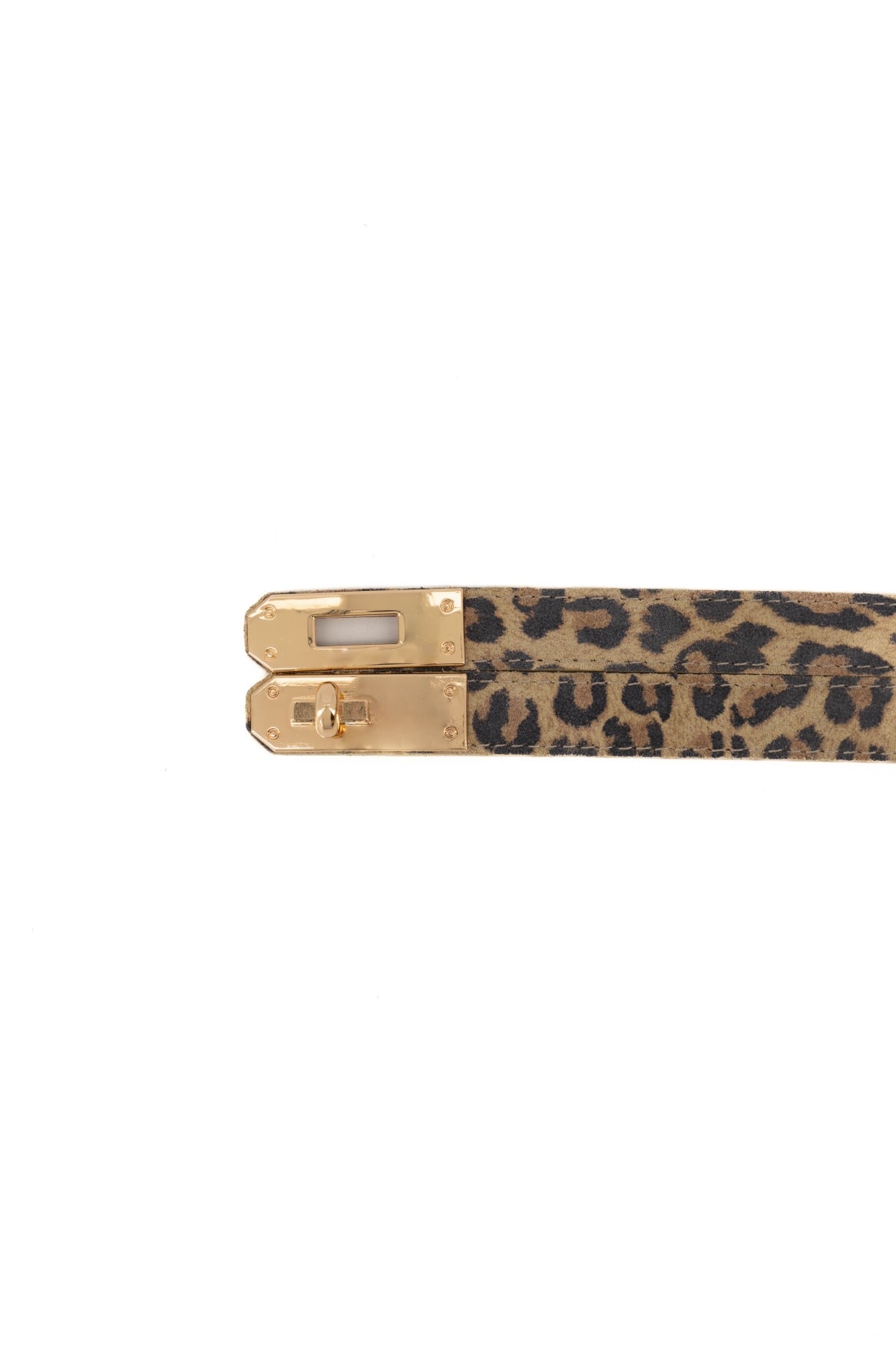 Garcia Leopard Suede Belt