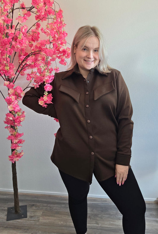 Drukknoop Blouse (In 4 kleuren)
