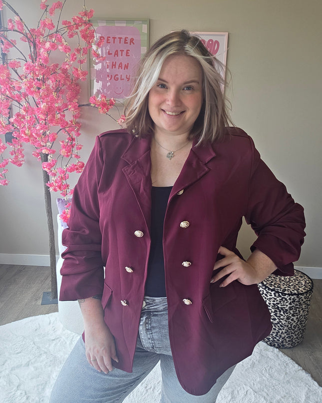 Button Blazer (In 5 kleuren)