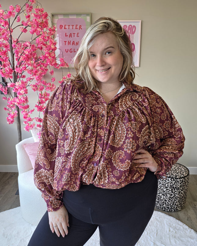 Mindy Paisley Print (In 4 kleuren)