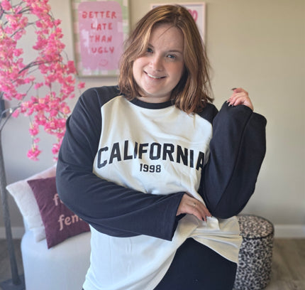 California 1998 longsleeve sweater (In 4 kleuren)