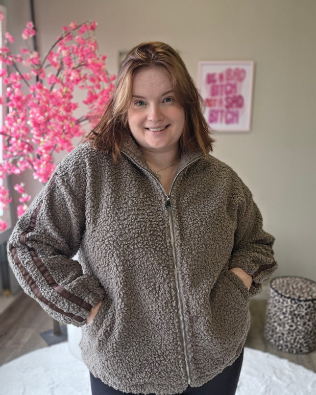 Sporty Teddy Jackets (In 3 kleuren)