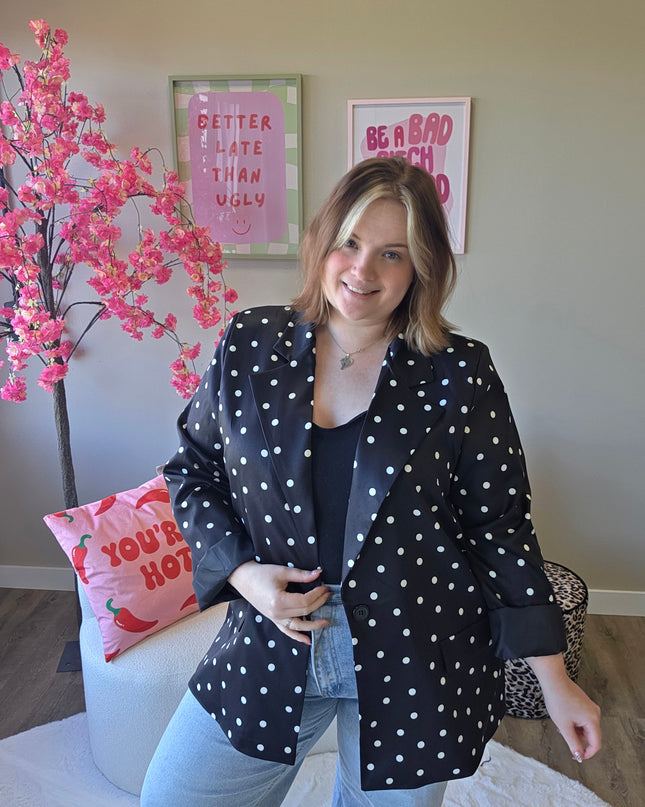 Dot Blazer (In 3 kleuren)
