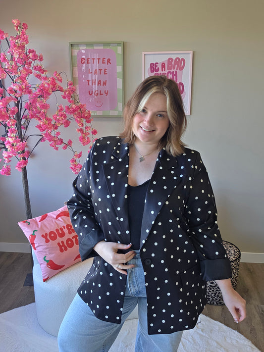 Dot Blazer (In 3 kleuren)